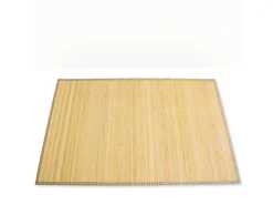 Alfombra de bambú 80x300 cm clara