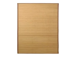 Alfombra de bambú 160x230 cm Marrón