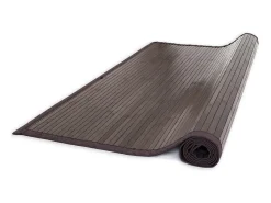 Alfombra de bambú 80x240 cm Marrón