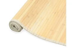 Alfombra de bambú 80x200 cm Natural
