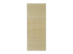 Alfombra de bambú 100x160 cm natural ES34392