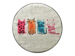 Alfombra de baño Baby Cats DJT multicolor