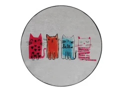 Alfombra de baño Baby Cats DJT multicolor
