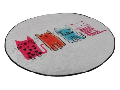 Alfombra de baño Baby Cats DJT multicolor