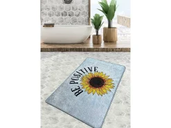 Alfombra de baño Be Positive Djt (80 x 100) multicolor