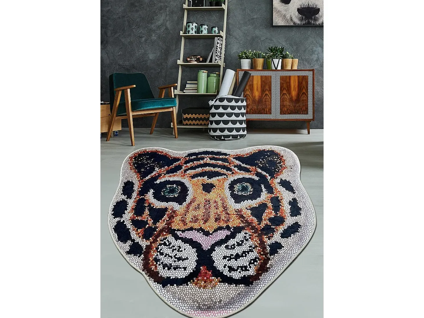 Alfombra de baño Bengal Djt (200 cm) multicolor