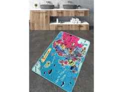 Alfombra de baño Carta multicolor