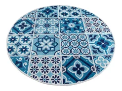 Alfombra de baño Ceramic DJT multicolor