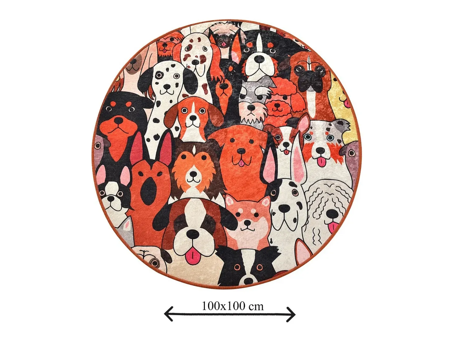 Alfombra de baño Dogs (100) multicolor