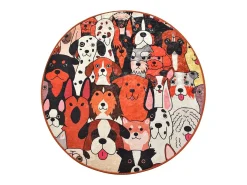 Alfombra de baño Dogs (140) multicolor