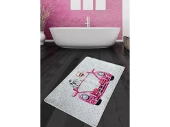 Alfombra de baño Dogs Vosvos Djt (80 x 100) multicolor