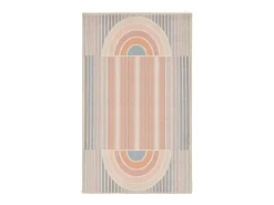 Alfombra de baño estampada con pelo suave 60x100 cm Colores pastel Ariella
