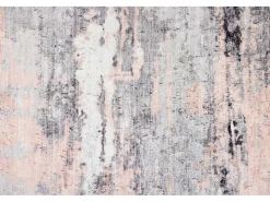 Alfombra de baño estampada con pelo suave 60x100 cm Rosa Multi Ariella