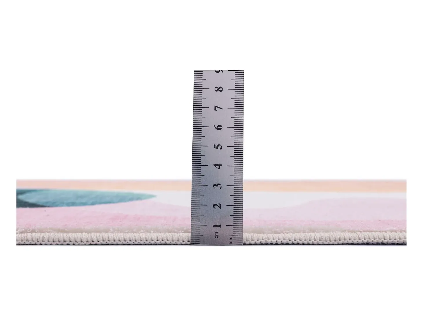Alfombra de baño estampada con pelo suave 70x120 cm Colorido Ariella
