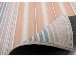 Alfombra de baño estampada con pelo suave 70x120 cm Colores pastel Ariella