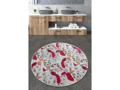 Alfombra de baño Faccia Djt (160 cm) multicolor