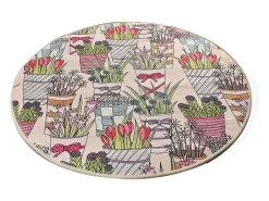 Alfombra de baño Flowepot (140) multicolor