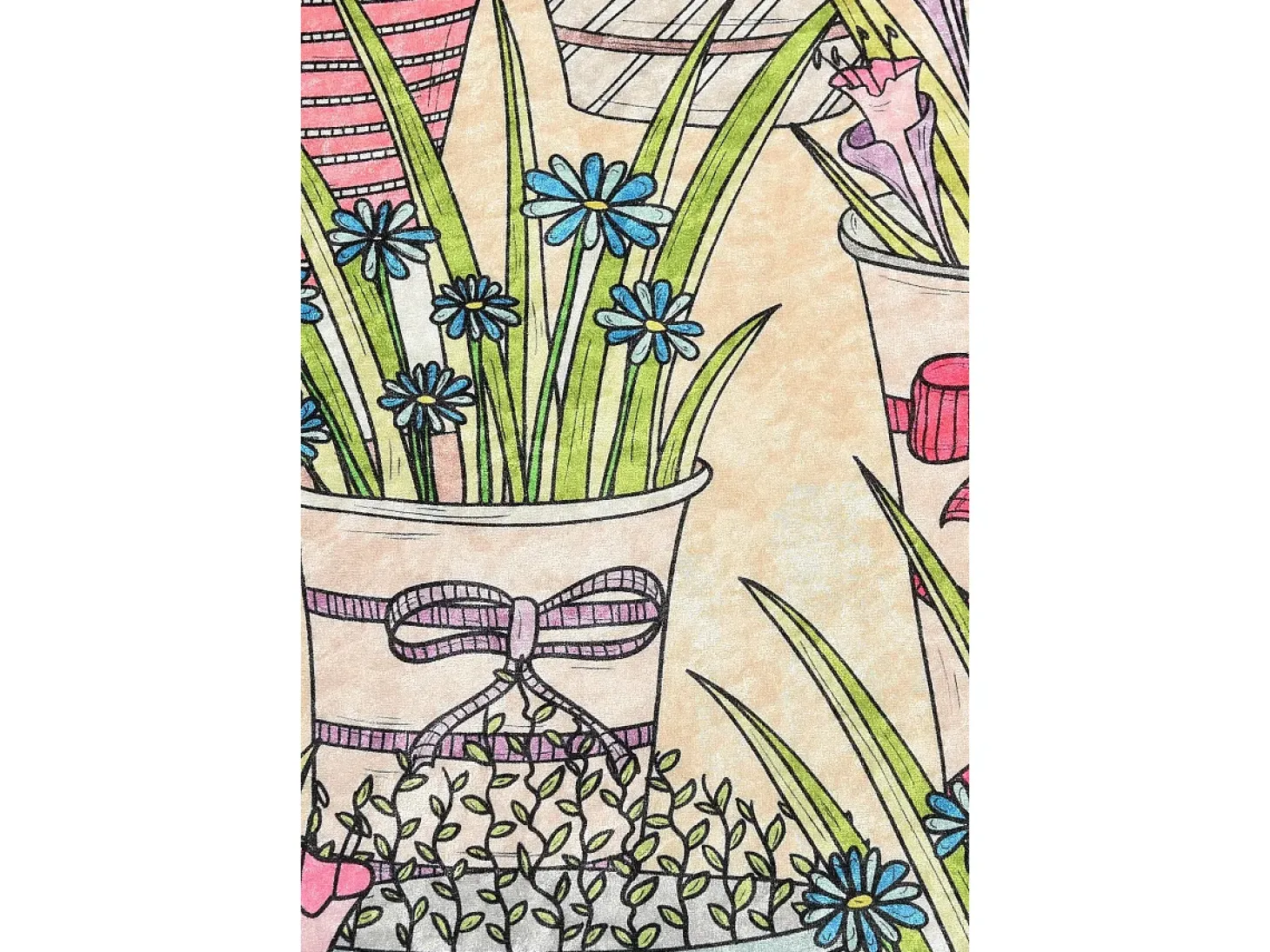 Alfombra de baño Flowepot (140) multicolor