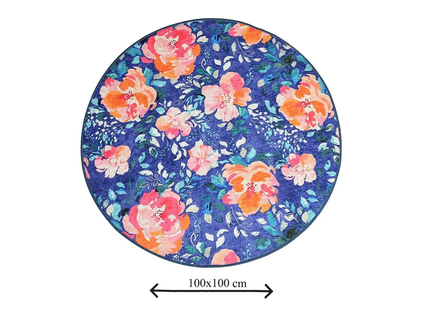 Alfombra de baño Flowers DJT multicolor