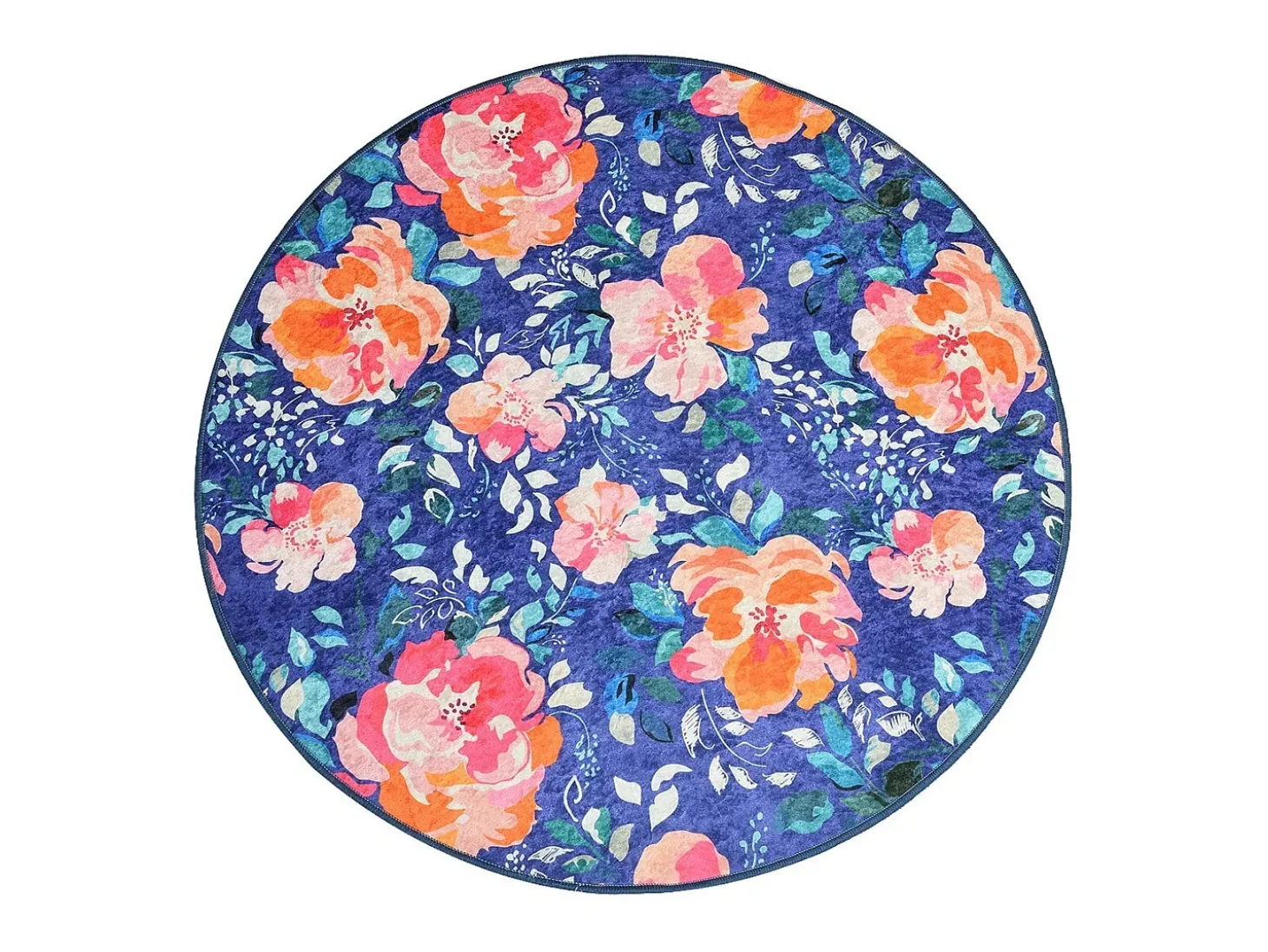 Alfombra de baño Flowers DJT multicolor