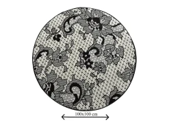 Alfombra de baño Lace DJT multicolor