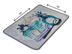Alfombra de baño Lavanta DJT (40 x 60) multicolor