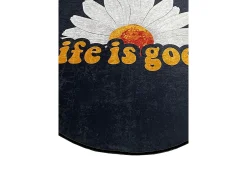 Alfombra de baño Life Is Good Djt (120 cm) multicolor