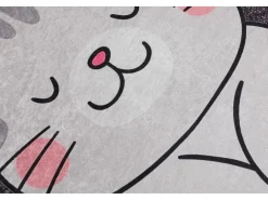 Alfombra de baño Neko (100 cm) gris