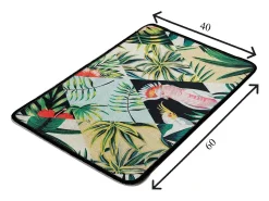 Alfombra de baño Patch DJT multicolor
