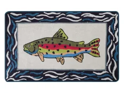 Alfombra de baño Pescado multicolor