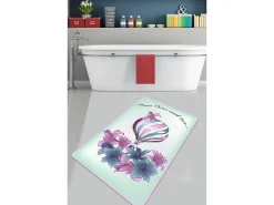 Alfombra de baño Purple Balloon (70 x 120) multicolor