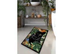 Alfombra de baño Schwarz multicolor