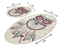Alfombra de baño Set (2 piezas) Dream multicolor