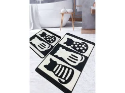 Alfombra de baño Set (2 piezas) Meo multicolor