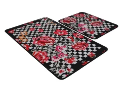 Alfombra de baño Set (2 piezas) Black Rose multicolor