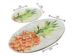 Alfombra de baño Set (2 piezas) Pine DJT multicolor