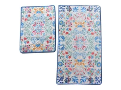 Alfombra de baño Set (2 piezas) Ceramica multicolor