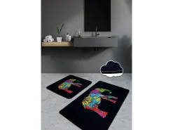Alfombra de baño Set (2 piezas) Olifant multicolor