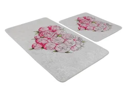 Alfombra de baño Set (2 piezas) Peonia Djt multicolor