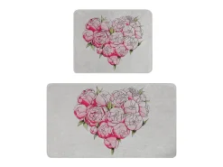 Alfombra de baño Set (2 piezas) Peonia Djt multicolor