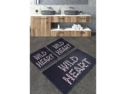 Alfombra de baño Set (3 piezas) Wild Heart Djt multicolor