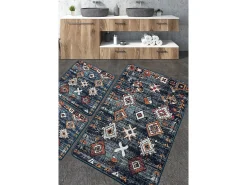 Alfombra de baño Set (3 piezas) Ressal multicolor