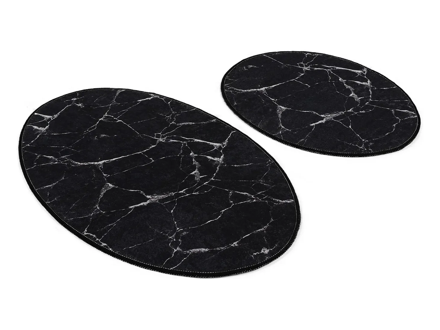 Alfombra de baño Set (2 piezas) Marble DJT multicolor