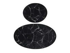 Alfombra de baño Set (2 piezas) Marble DJT multicolor