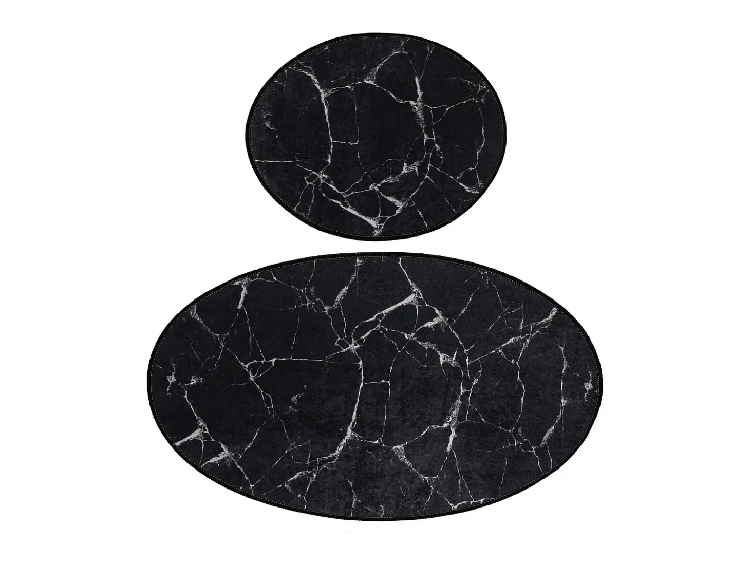 Alfombra de baño Set (2 piezas) Marble DJT multicolor