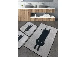 Alfombra de baño Set (3 piezas) Comfort v2 multicolor