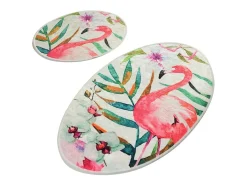 Alfombra de baño Set (2 piezas) Flam DJT multicolor