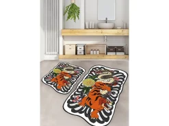 Alfombra de baño Set (2 piezas) Wild Animals multicolor
