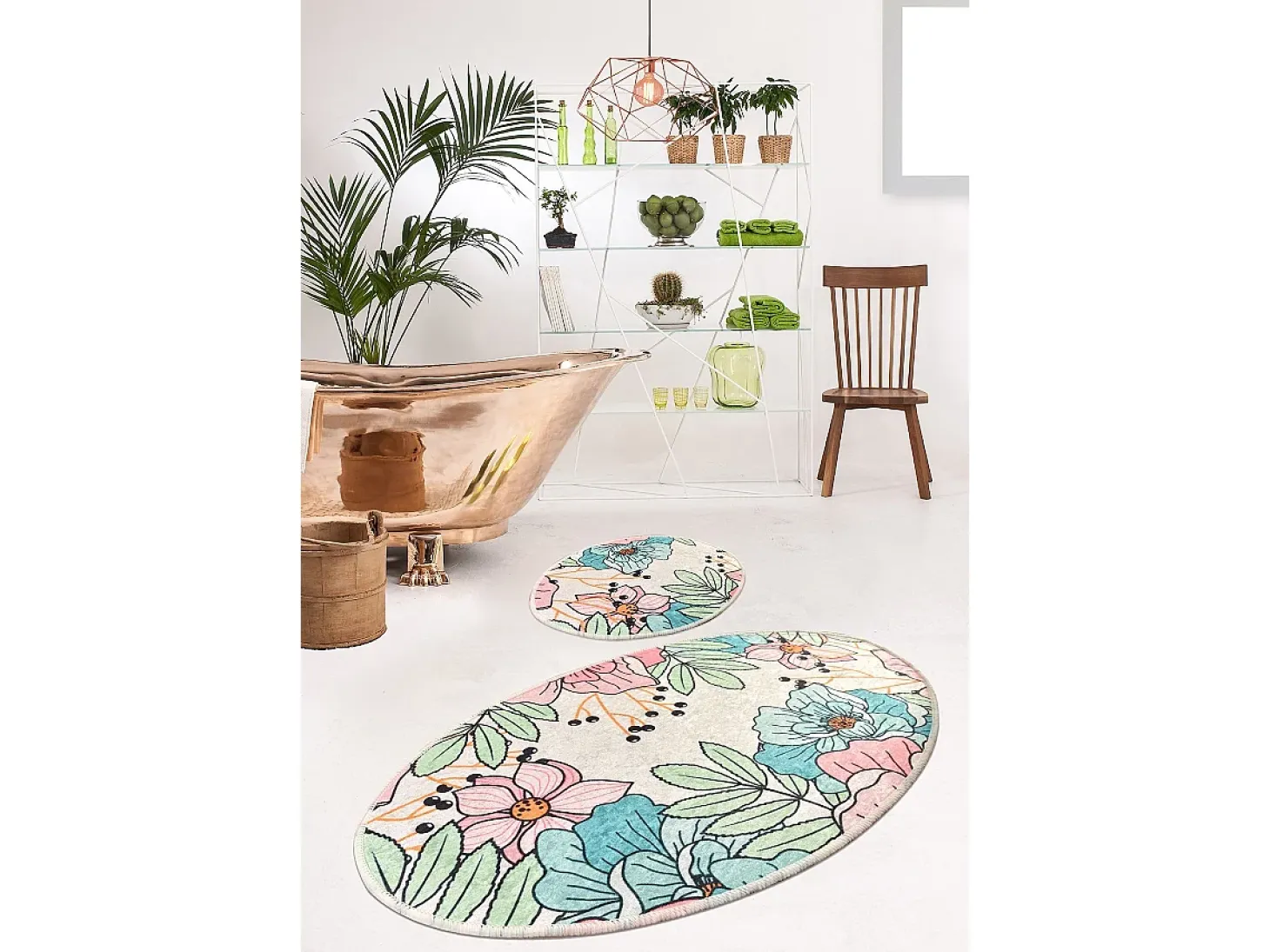 Alfombra de baño Set (2 piezas) Spring multicolor