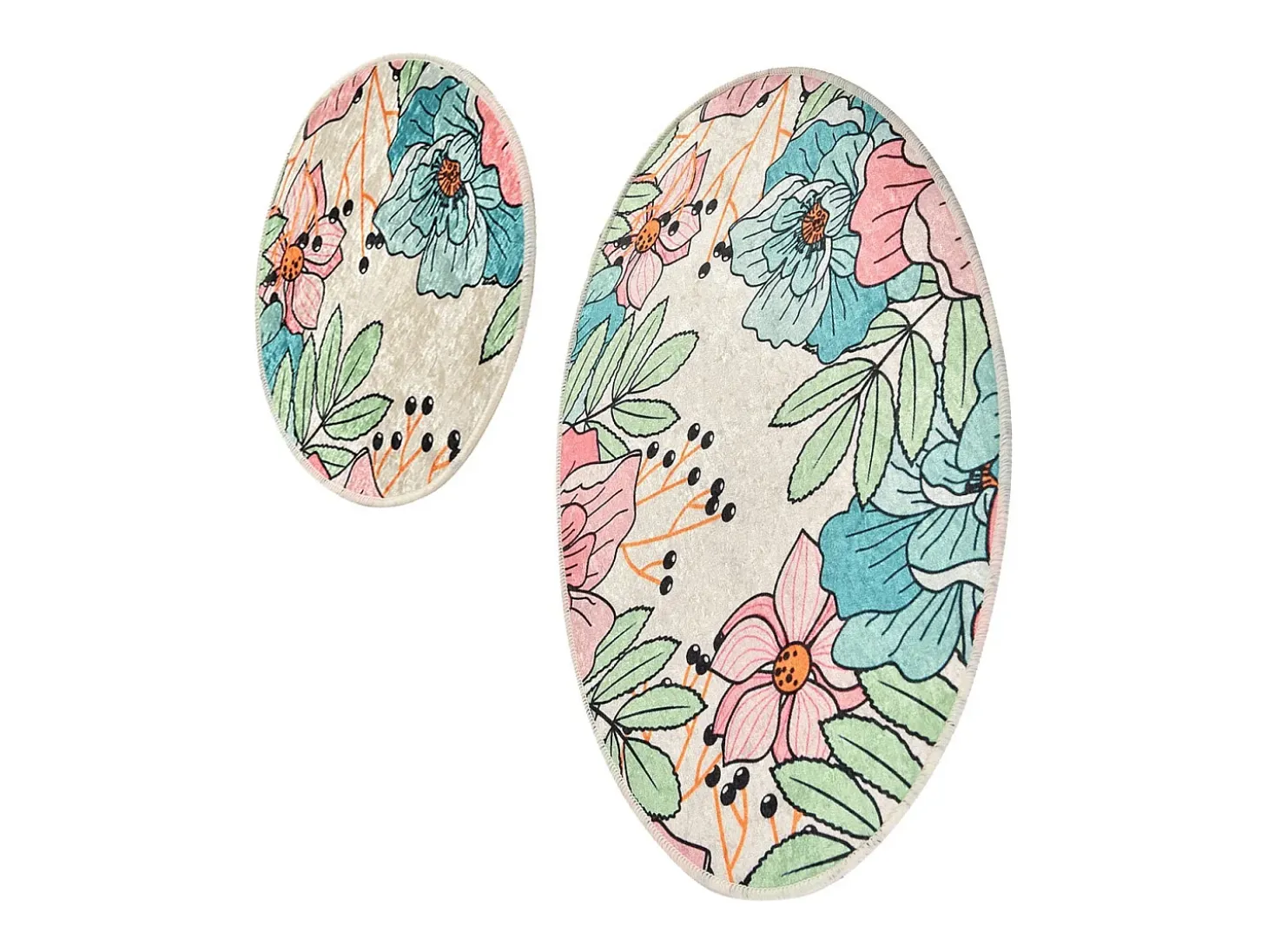 Alfombra de baño Set (2 piezas) Spring multicolor